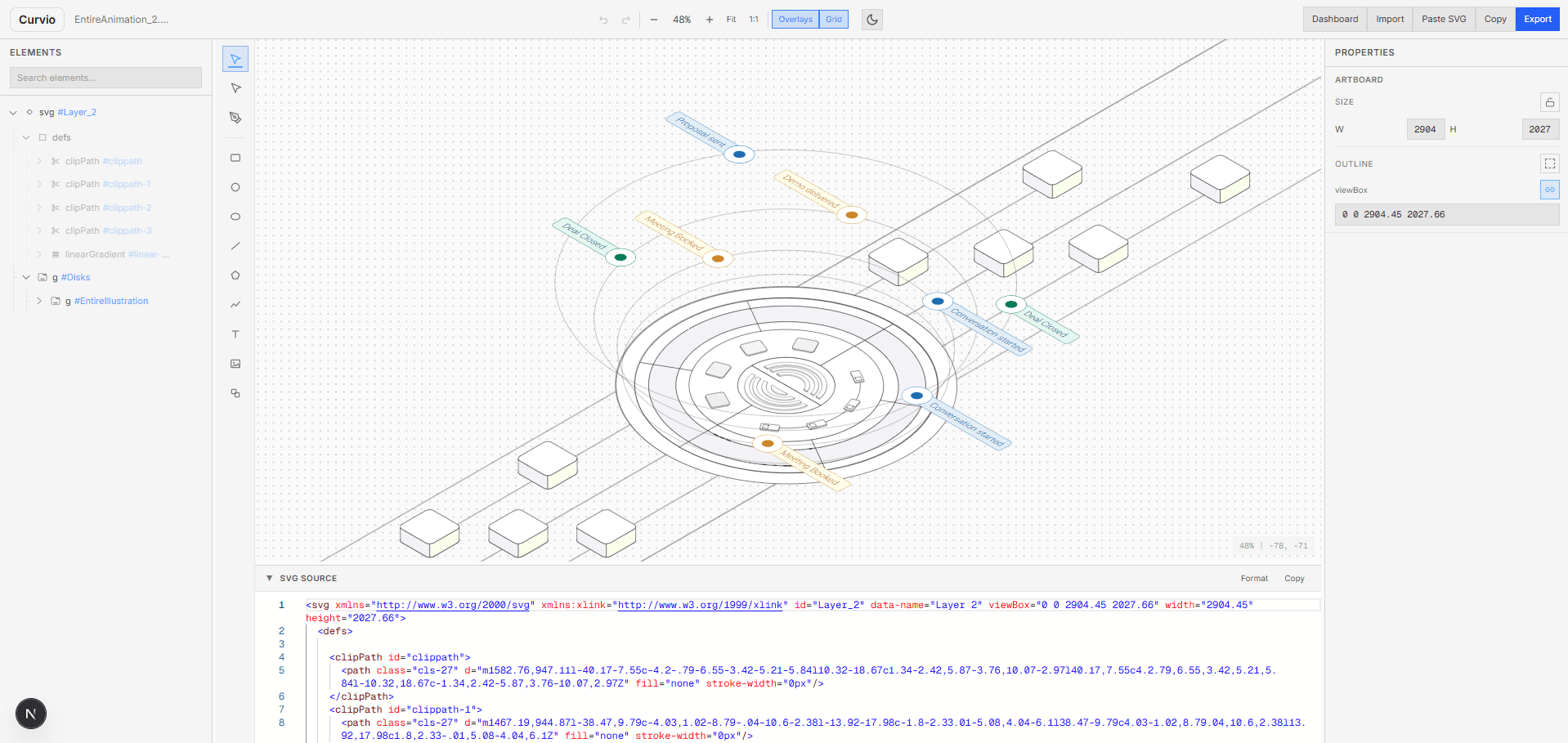 Product screenshot — Editor UI